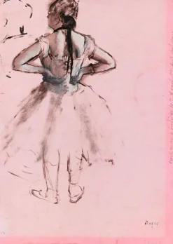 Boutiques de musées Panneaux Aluminium|Panneaux Acryliques-Danseuse, vue de dos, les mains sur les hanches (panneaux aluminium)