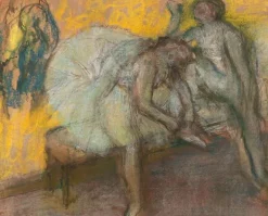 Clearance Boutiques de musées Deux danseuses au repos (toiles encadrées)