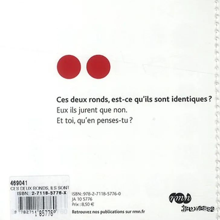 Boutiques de musées Livres Jeunesse-Deux ronds identiques ?