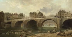 Boutiques de musées Démolition des maisons du pont Notre-Dame, en 1786 (panneaux aluminium)