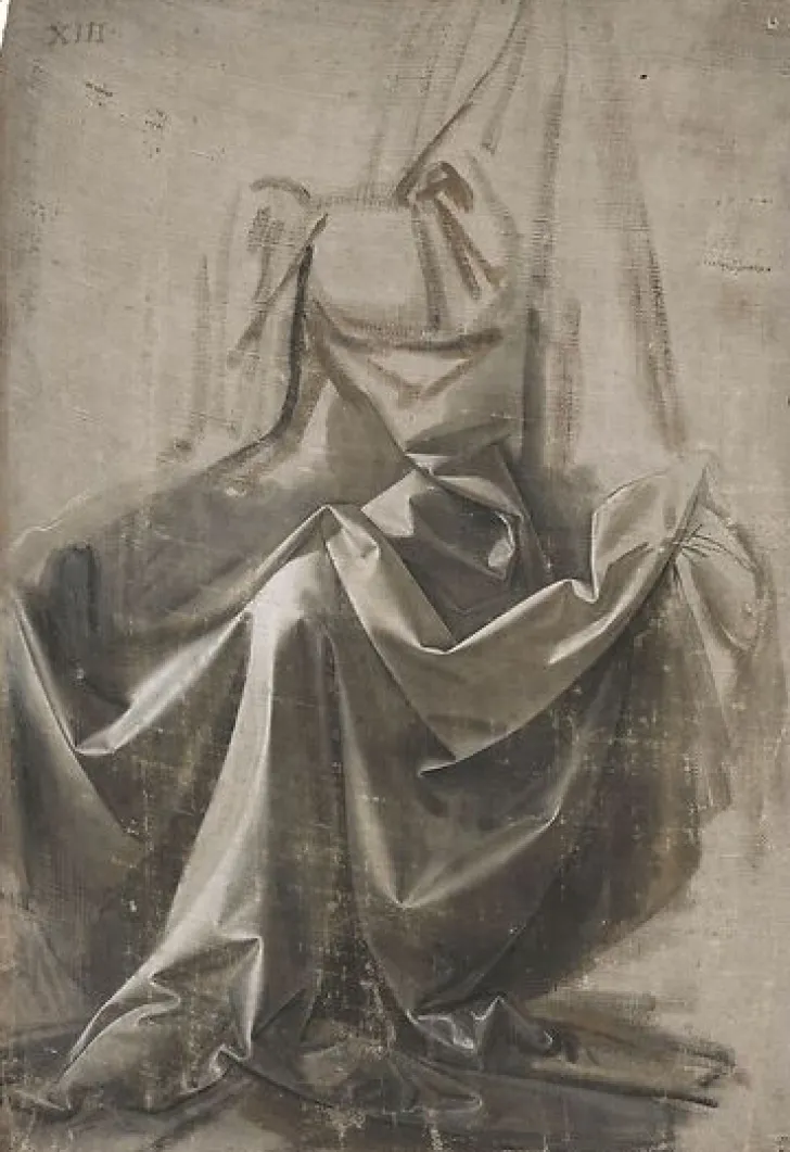 Best Boutiques de musées Draperie Jabach XIII. Figure assise (panneaux aluminium)