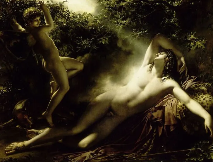 Boutiques de musées Panneaux Acryliques|Toiles Encadrées-Endymion, effet de lune dit aussi Le Sommeil d'Endymion (panneaux acryliques)