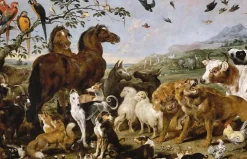 Boutiques de musées Entrée des animaux dans l'Arche de Noé (toiles encadrées)