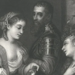 Boutiques de musées Chefs D'Œuvre Des Musées-Estampe Allégorie en l'honneur d'Alphonse d'Avalos, marquis de Guast - Titien