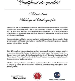 Boutiques de musées Chefs D'Œuvre Des Musées-Estampe Allégorie en l'honneur d'Alphonse d'Avalos, marquis de Guast - Titien