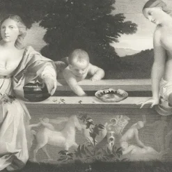 Boutiques de musées Chefs D'Œuvre Des Musées-Estampe Amour sacré et Amour profane - Titien