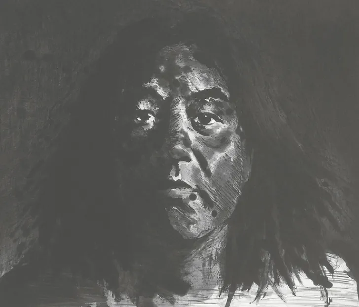 Sale Boutiques de musées Estampe Autoportrait - Yan Pei-Ming 2009