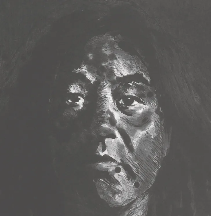 Sale Boutiques de musées Estampe Autoportrait - Yan Pei-Ming 2009