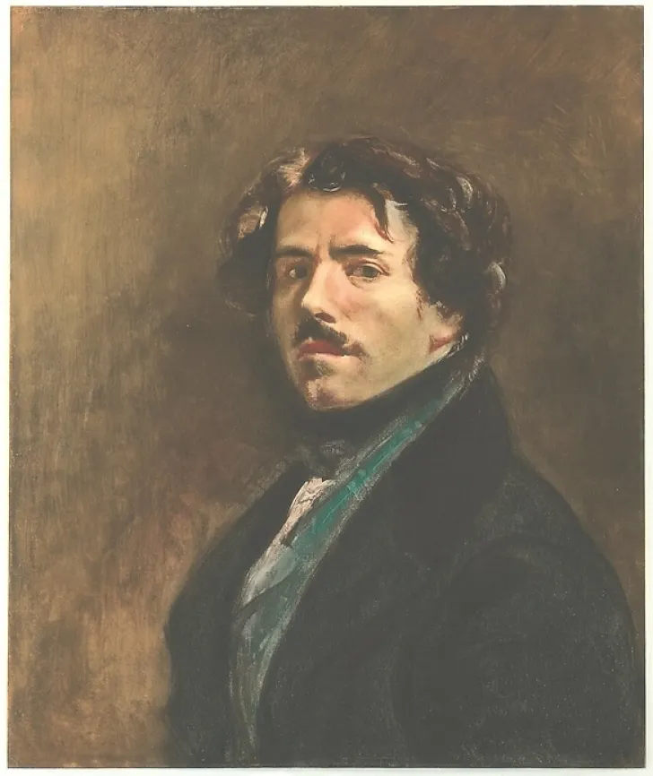 Discount Boutiques de musées Estampe Autoportrait de Delacroix, dit au gilet vert, 2003 - Pietro Sarto