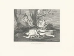 Discount Boutiques de musées Estampe Écho et Narcisse ou la mort de Narcisse - Nicolas Poussin