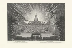 Discount Boutiques de musées Estampe Cinquième journée - Feu d'artifice sur le canal de Versailles - Jean Lepautre