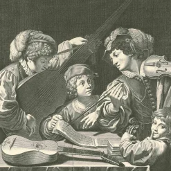 Clearance Boutiques de musées Estampe Concert de musique