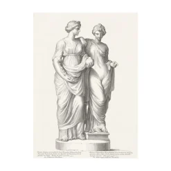 Discount Boutiques de musées Estampe Deux nymphes Hespérides