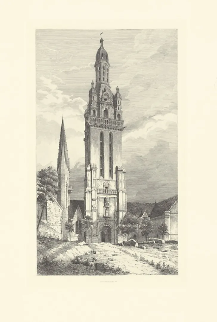 Boutiques de musées Architecture Et Villes-Estampe Eglise de Pleyben - Gabriel Toudouze