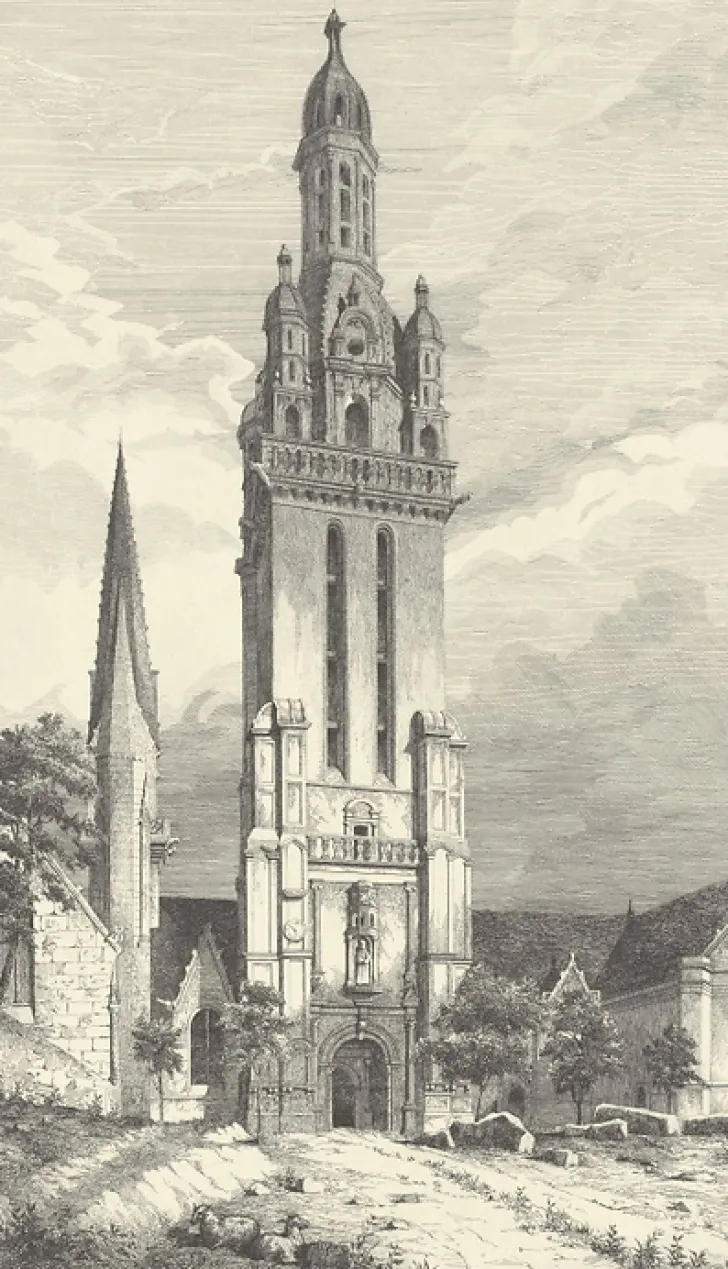 Boutiques de musées Architecture Et Villes-Estampe Eglise de Pleyben - Gabriel Toudouze