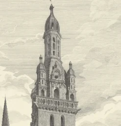 Boutiques de musées Architecture Et Villes-Estampe Eglise de Pleyben - Gabriel Toudouze