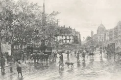 Best Boutiques de musées Estampe Entrée de la Cité, vue du pont Saint-Michel