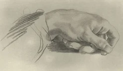 Hot Boutiques de musées Estampe Etude de main - Alphonse Alexandre Leroy