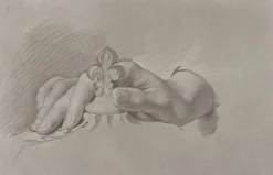 Boutiques de musées Dessins|Chefs D'Œuvre Des Musées-Estampe Etude de main (parti gauche d'une feuille d'études) - Hyacinthe Rigaud