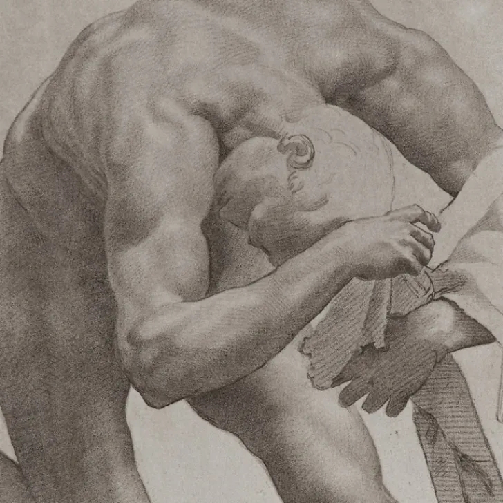 Best Boutiques de musées Estampe Etude d'homme nu - Da Volterra