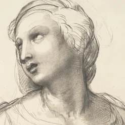 Boutiques de musées Dessins-Estampe Etude pour Sainte Catherine d'Alexandrie