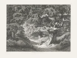 Best Boutiques de musées Estampe Forêt de Fontainebleau : le Charlemagne et le Roland - Eugène Bléry