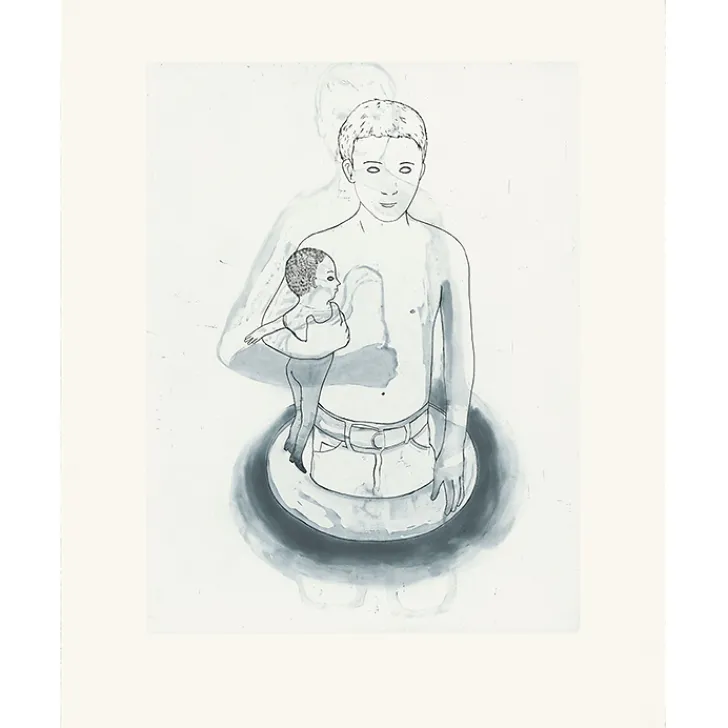 Boutiques de musées Créations Contemporaines-Estampe Françoise Petrovitch - Garçon à la poupée