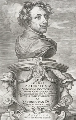 Boutiques de musées Personnages Et Évènements Historiques-Estampe Frontispice - Anton van Dyck
