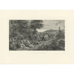 Boutiques de musées Estampe Fête flamande ou kermesse - Pierre-Paul Rubens