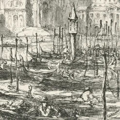 New Boutiques de musées Estampe Église de la Salute à Venise - Henri-Lucien Cheffer