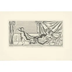 Boutiques de musées Chefs D'Œuvre Des Musées-Estampe Hercule tue deux serpents - Nicolas Poussin