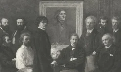 Boutiques de musées Chefs D'Œuvre Des Musées-Estampe Hommage à Delacroix - Henry Fantin Latour