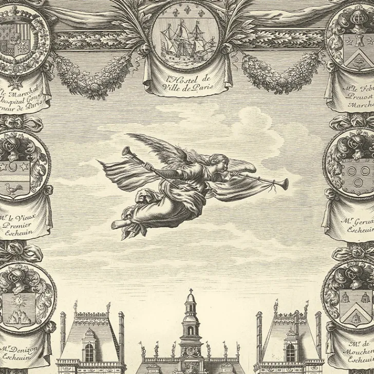 Discount Boutiques de musées Estampe Hotel De Ville De Paris