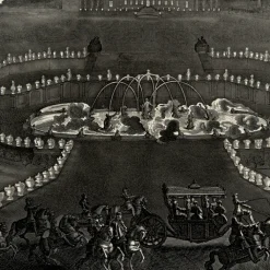 Boutiques de musées Personnages Et Évènements Historiques-Estampe Illuminations du palais et des jardins de Versailles - Jean Lepautre
