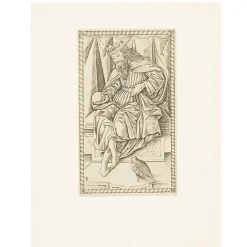 Boutiques de musées Art Moderne-Estampe Imperator, carte 9, Le Tarot de Mantegna - Cécile Reims