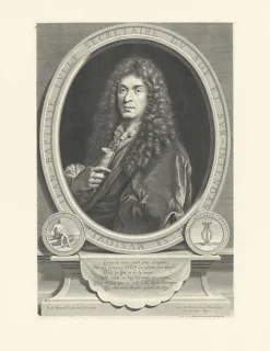 Boutiques de musées Personnages Et Évènements Historiques-Estampe Jean-Baptiste Lully, surintendant de la musique du roi