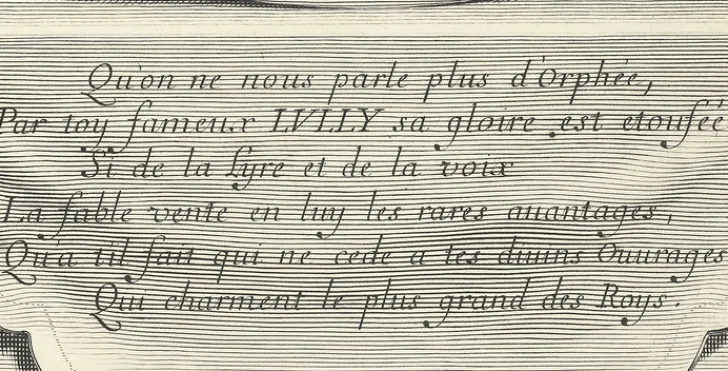 Boutiques de musées Personnages Et Évènements Historiques-Estampe Jean-Baptiste Lully, surintendant de la musique du roi