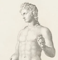 Boutiques de musées Nu-Estampe Jeune homme - Claude Mellan