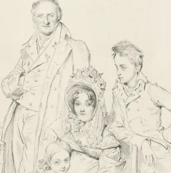 Boutiques de musées Estampe La famille Stamati - Pierre Munier d'après Ingres