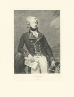 Boutiques de musées Chefs D'Œuvre Des Musées-Estampe La Fayette - Joseph-Désiré Court