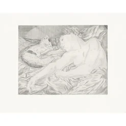 New Boutiques de musées Estampe La femme au chat - Foujita