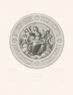 Best Boutiques de musées Estampe La justice - Raphaël