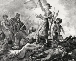Clearance Boutiques de musées Estampe La Liberté guidant le peuple, 28 juillet 1830 - Eugène Delacroix