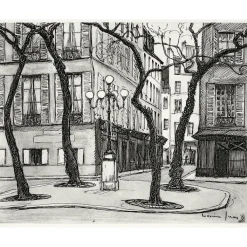 Discount Boutiques de musées Estampe La place Fürstenberg à Paris - Maxime Juan