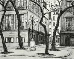 Discount Boutiques de musées Estampe La place Fürstenberg à Paris - Maxime Juan