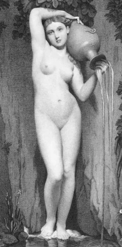 Boutiques de musées Chefs D'Œuvre Des Musées-Estampe La source - Jean-Auguste-Dominique Ingres