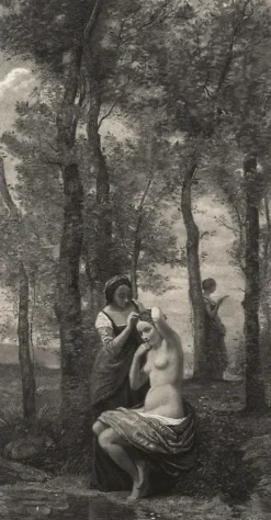 Boutiques de musées Chefs D'Œuvre Des Musées-Estampe La toilette - Corot