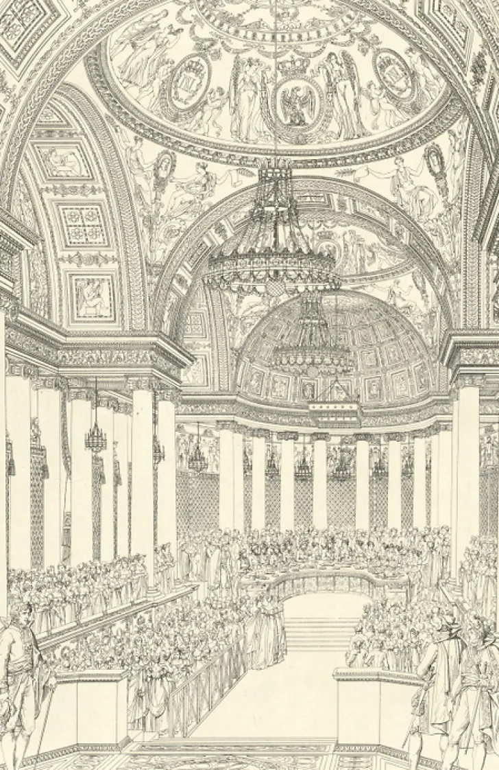 Best Boutiques de musées Estampe Le banquet impérial au palais des Tuileries, mariage de Napoléon et de Marie-Louise, 1810