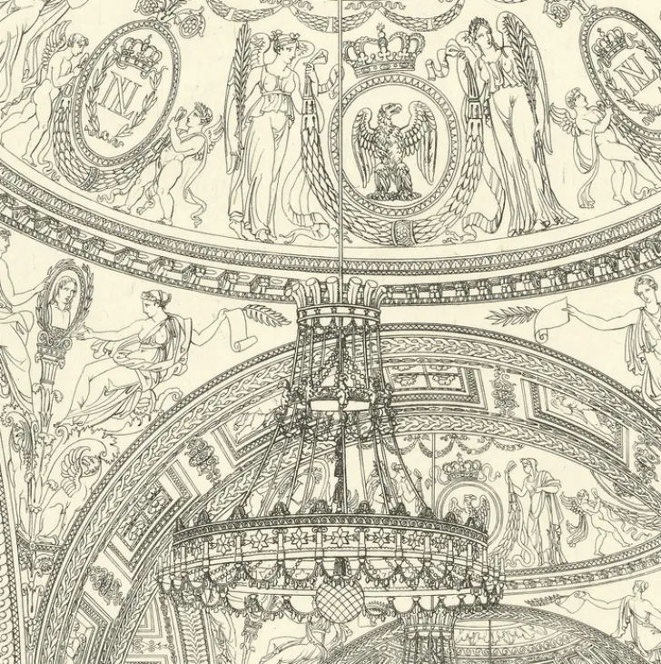 Best Boutiques de musées Estampe Le banquet impérial au palais des Tuileries, mariage de Napoléon et de Marie-Louise, 1810