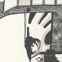 Boutiques de musées Créations Contemporaines-Estampe Le deuxième repas des paysans - Jean-Michel Alberola 1996